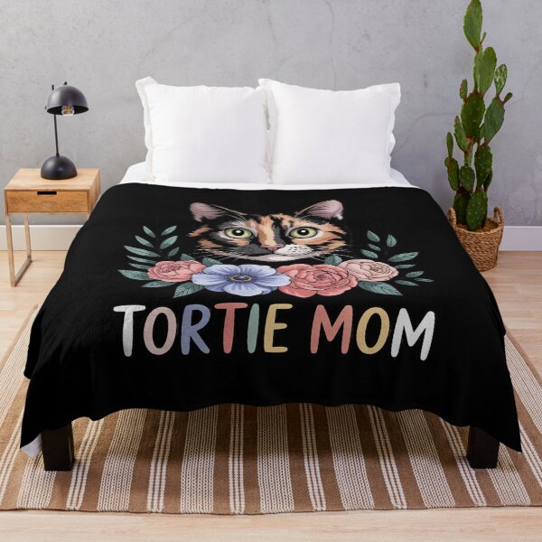 Item preview, Tortie Cat Mom Flowers Tortoiseshell Cat Owner Tortie Girl designed and sold by RustsyMin.