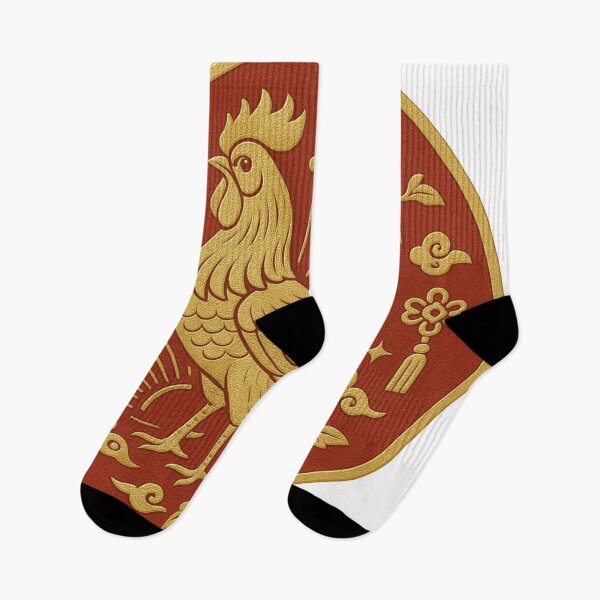 Item preview, Lunar New Year Rooster Emblem designed and sold by Vendeloc.