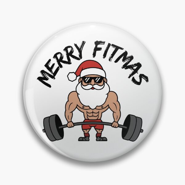 Item preview, Merry Fitmas - Jacked Santa designed and sold by A Little Unhinged.