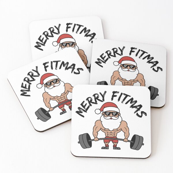 Item preview, Merry Fitmas - Jacked Santa designed and sold by A Little Unhinged.