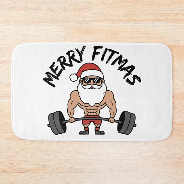 Item preview, Merry Fitmas - Jacked Santa designed and sold by A Little Unhinged.