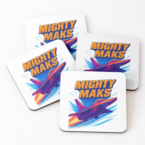 Item preview, Mighty Maks with a Jet plane designed and sold by Andykinoz.