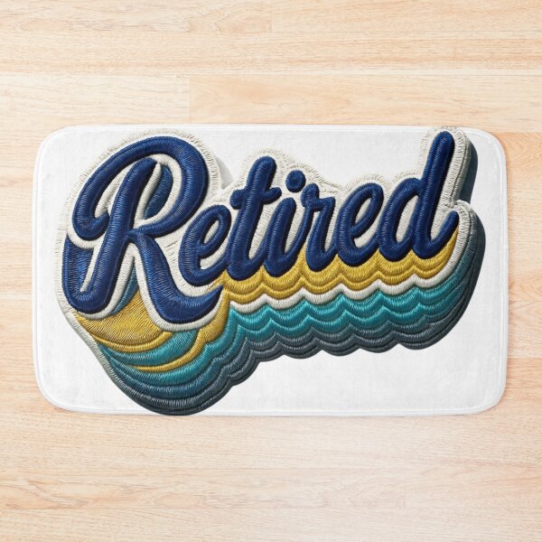 Item preview, Retro Faux embroidered Retired patch designed and sold by loveforallages.