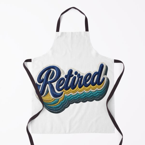 Item preview, Retro Faux embroidered Retired patch designed and sold by loveforallages.