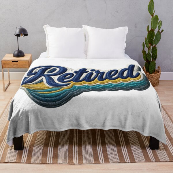 Item preview, Retro Faux embroidered Retired patch designed and sold by loveforallages.
