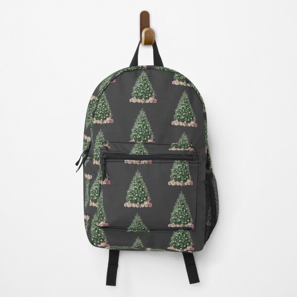 Item preview, Watercolor Christmas tree green and pink designed and sold by MendaciousMina.