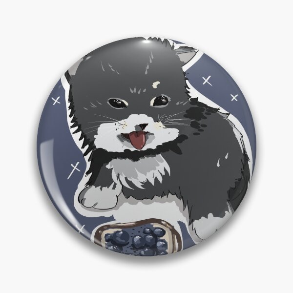Item preview, Kitty with Blueberry toast xx designed and sold by MysticRacoon6.