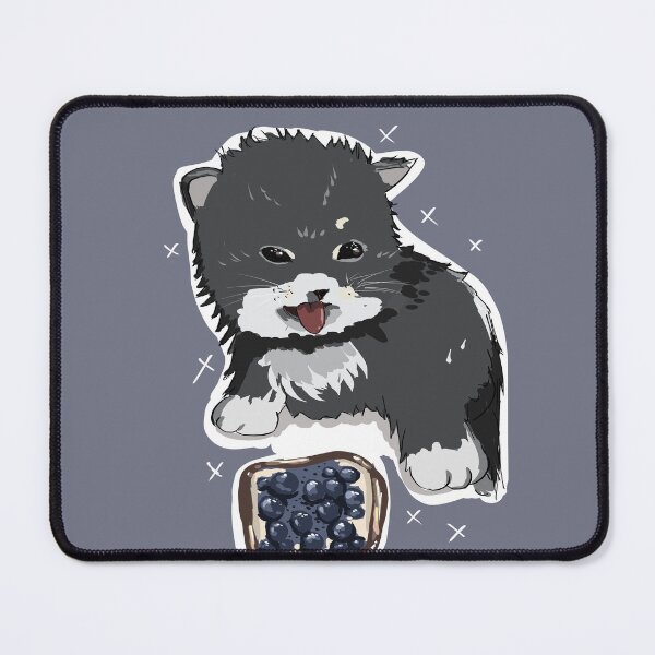 Item preview, Kitty with Blueberry toast xx designed and sold by MysticRacoon6.