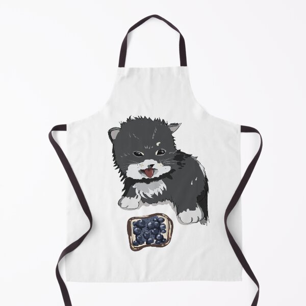 Item preview, Kitty with Blueberry toast xx designed and sold by MysticRacoon6.
