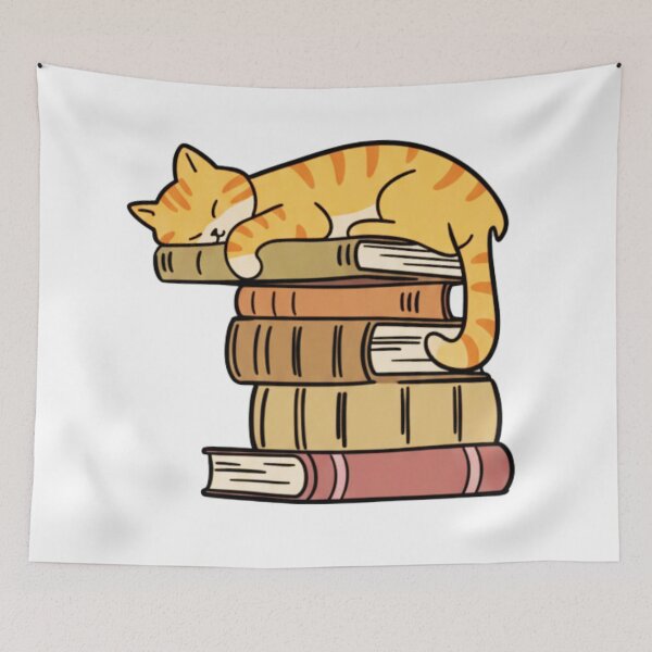 Item preview, Sleeping ginger cat designed and sold by octavaretro.