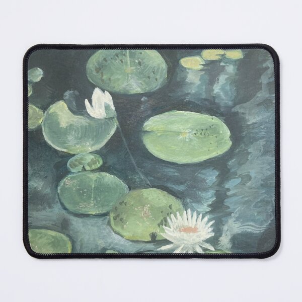 Item preview, water lilies gouache painting designed and sold by June Clancy.