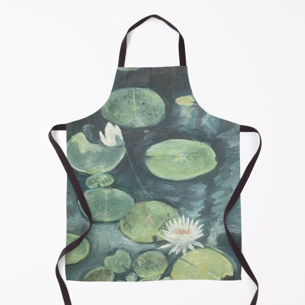 Item preview, water lilies gouache painting designed and sold by June Clancy.