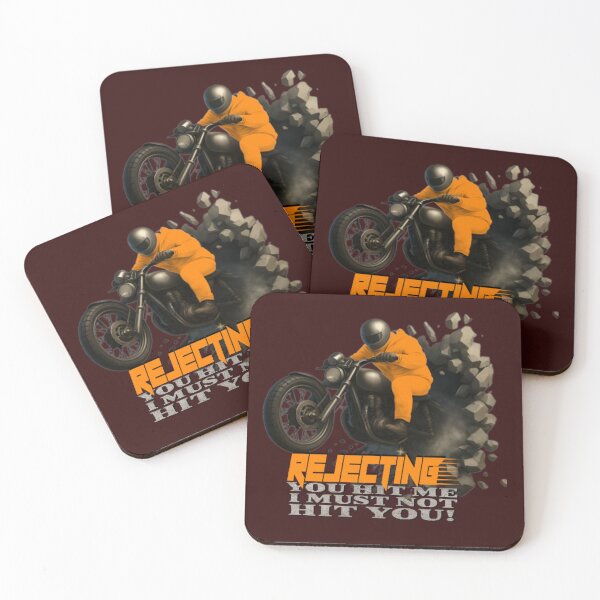 Item preview, Rejecting Unfair Rule – Biker Attitude Smash-Through Design designed and sold by LeelaWorks.org.