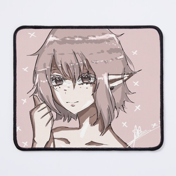 Item preview, anime elf with pink hair giving a thumbs upxx (pink backround) designed and sold by MysticRacoon6.