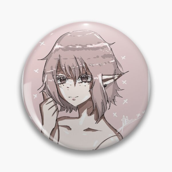 Item preview, anime elf with pink hair giving a thumbs upxx (pink backround) designed and sold by MysticRacoon6.