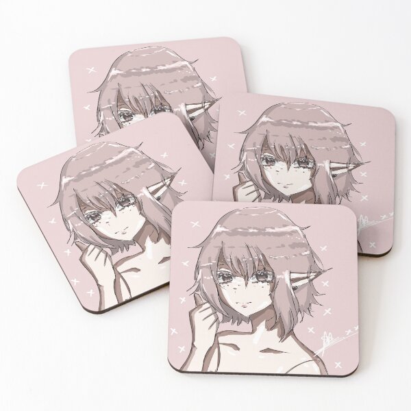Item preview, anime elf with pink hair giving a thumbs upxx (pink backround) designed and sold by MysticRacoon6.