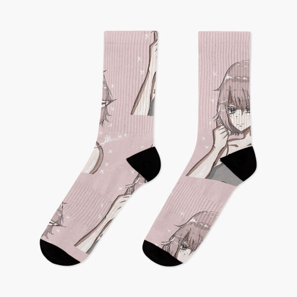 Item preview, anime elf with pink hair giving a thumbs upxx (pink backround) designed and sold by MysticRacoon6.