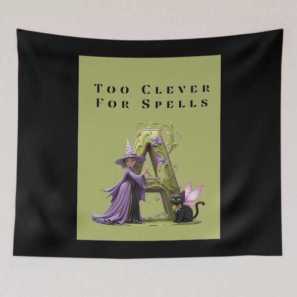 Item preview, Too Clever For Spells – Clever Not Cursed designed and sold by TunesSairna.
