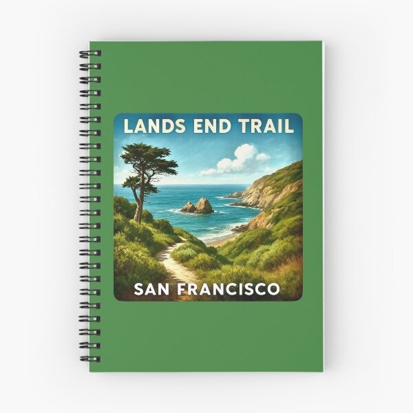 Item preview, Lands End Trail, San Francisco - Coastal View designed and sold by Myra365Art.