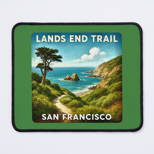 Item preview, Lands End Trail, San Francisco - Coastal View designed and sold by Myra365Art.