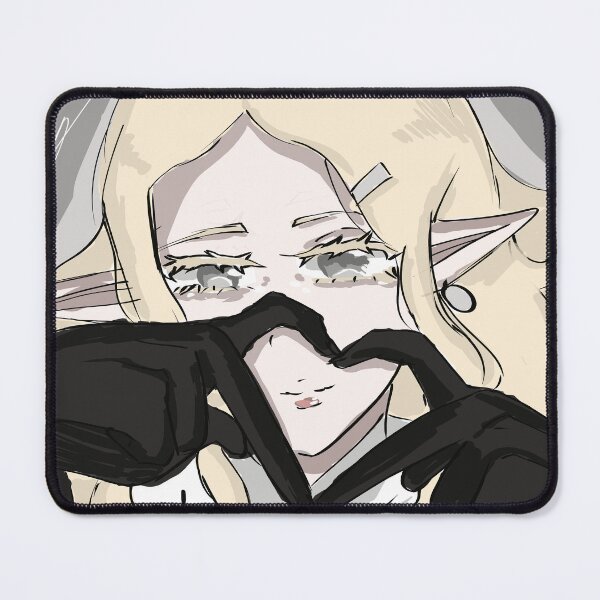Item preview, Blonde maid elf making a heart with fingers designed and sold by MysticRacoon6.