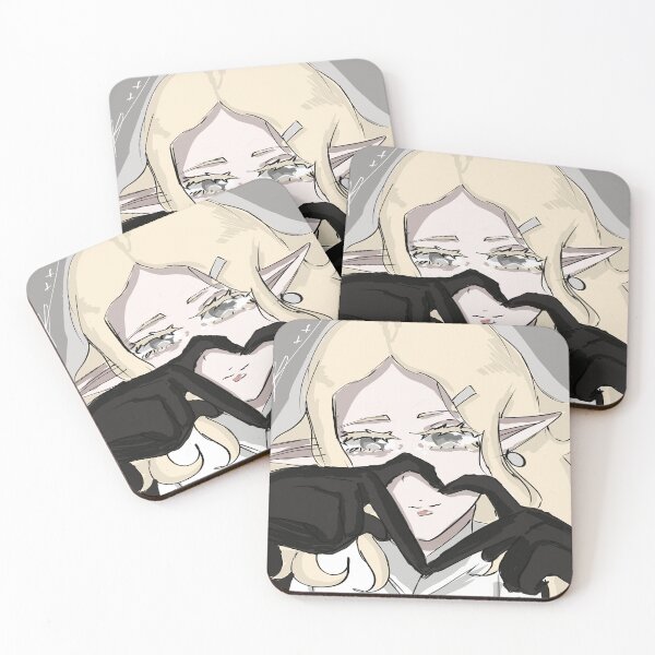 Item preview, Blonde maid elf making a heart with fingers designed and sold by MysticRacoon6.
