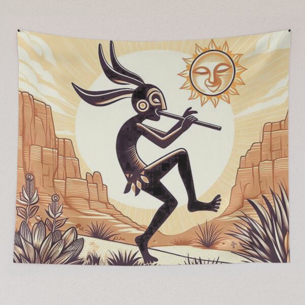 Item preview, Indigenous Native American Kokopelli designed and sold by Myra365Art.