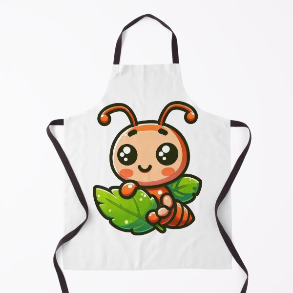 Item preview, Cute Kawaii Leafcutter Ant Sticker – Adorable Cartoon Insect designed and sold by LunaPixelStudio.