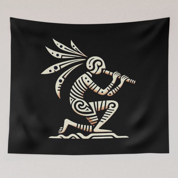 Item preview, Indigenous Native American Kokopelli designed and sold by Myra365Art.