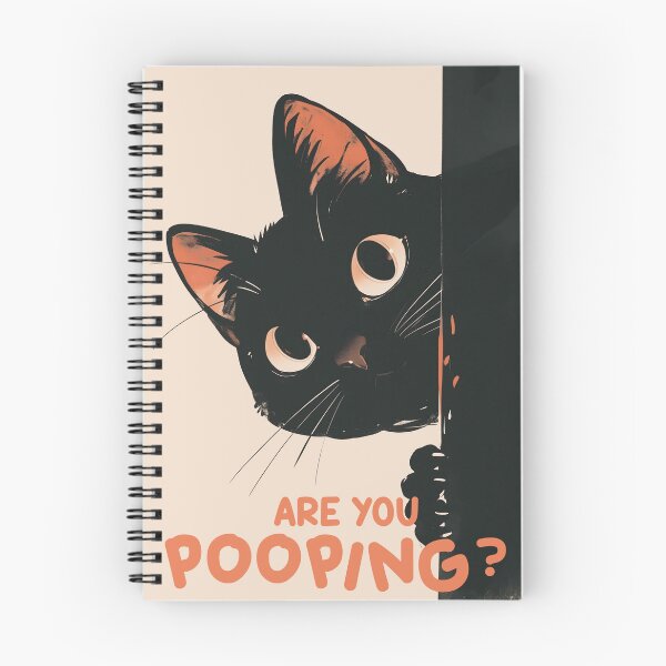 Item preview, Black Cat - Are You Pooping? designed and sold by mustbewhy.