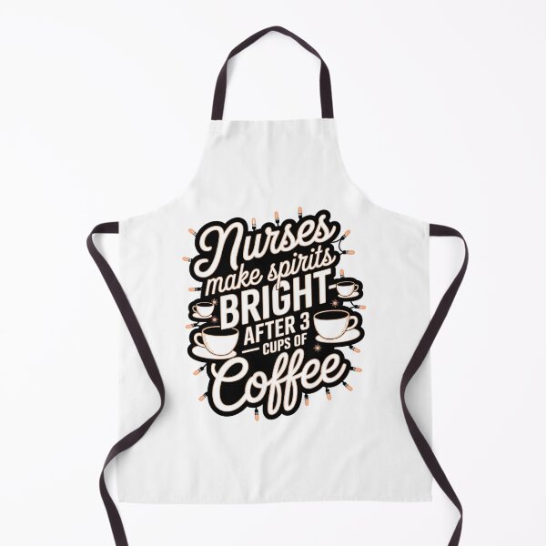 Item preview, Nurses Make Spirits Bright After 3 Cups of Coffee – Funny Christmas Nurse designed and sold by CuteDesignables.