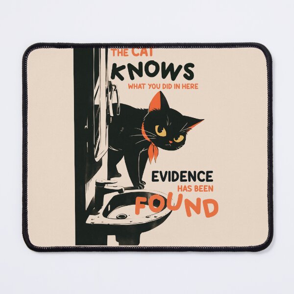 Item preview, Cats Knows What You Did In Here designed and sold by mustbewhy.