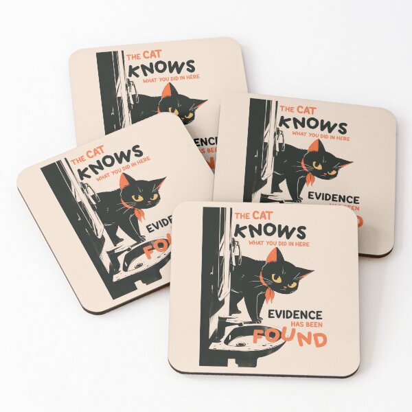 Item preview, Cats Knows What You Did In Here designed and sold by mustbewhy.