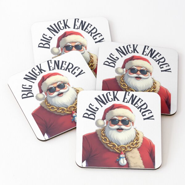Item preview, Big Nick Energy – Gangsta Santa with swag designed and sold by A Little Unhinged.