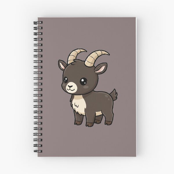 Item preview, Cute Baby Ibex Goat Cartoon With Big Eyes designed and sold by LightArt25.