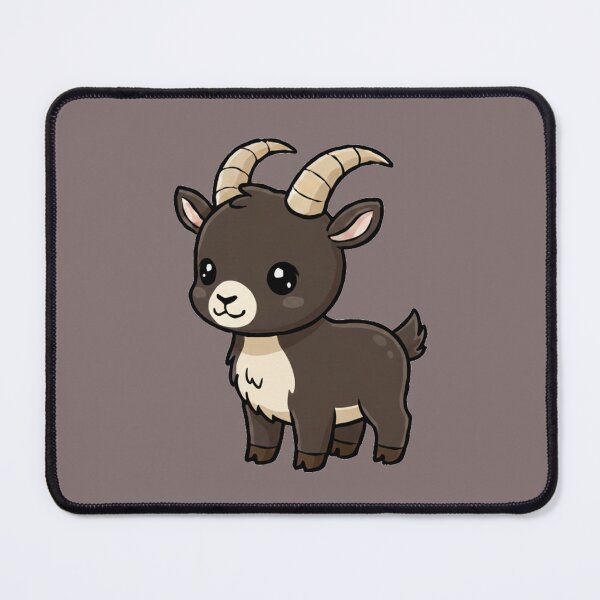 Item preview, Cute Baby Ibex Goat Cartoon With Big Eyes designed and sold by LightArt25.