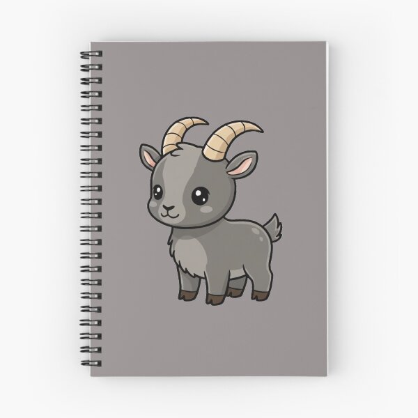 Item preview, Cute Baby Ibex Goat Cartoon With Big Eyes designed and sold by LightArt25.