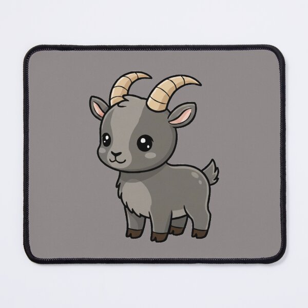 Item preview, Cute Baby Ibex Goat Cartoon With Big Eyes designed and sold by LightArt25.