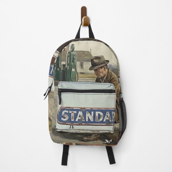 Item preview, Vintage Standard Oil Roadside Scene designed and sold by Random Designs.