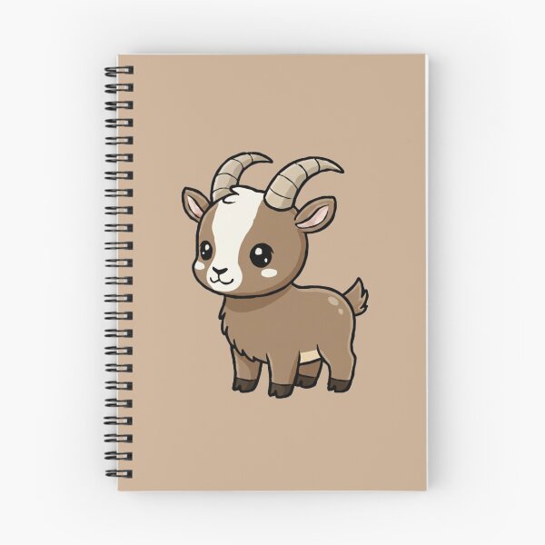 Item preview, Cute Baby Ibex Goat Cartoon With Big Eyes designed and sold by LightArt25.