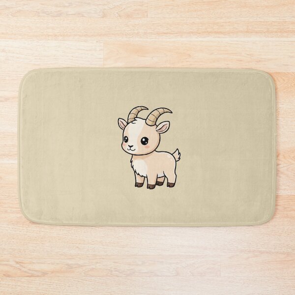 Item preview, Cute Baby Ibex Goat Cartoon With Big Eyes designed and sold by LightArt25.