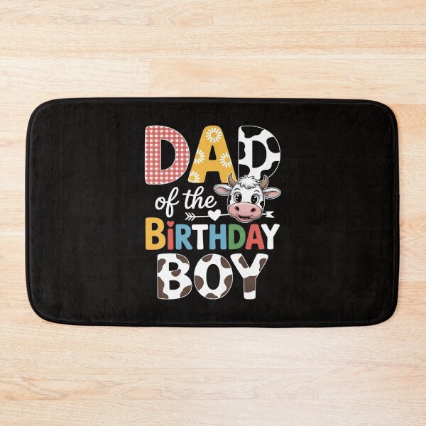 Item preview, Dad Of The Birthday Boy Cow Farm Matching Family designed and sold by margaridroso.