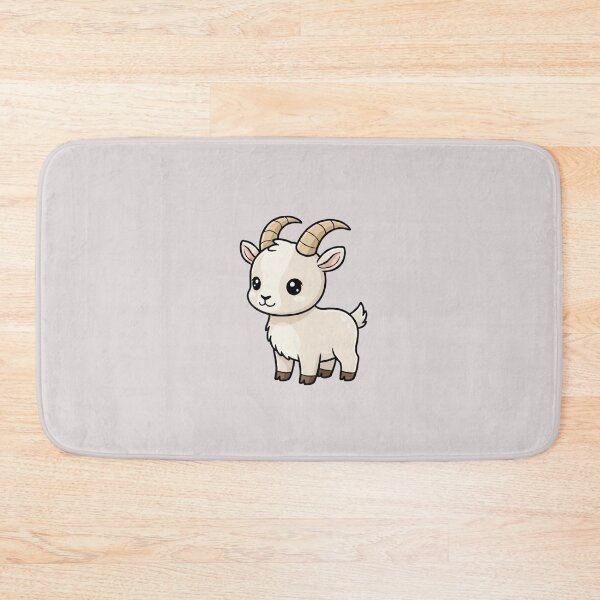 Item preview, Cute Baby Ibex Goat Cartoon With Big Eyes designed and sold by LightArt25.