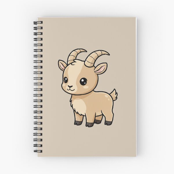 Item preview, Cute Baby Ibex Goat Cartoon With Big Eyes designed and sold by LightArt25.