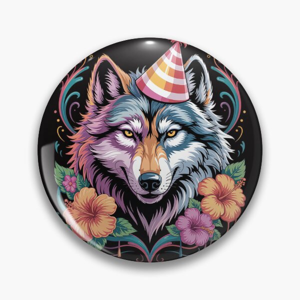 Item preview, Cute Wolf Party Birthday Themed Festive Wolves Lover Themed designed and sold by margaridroso.