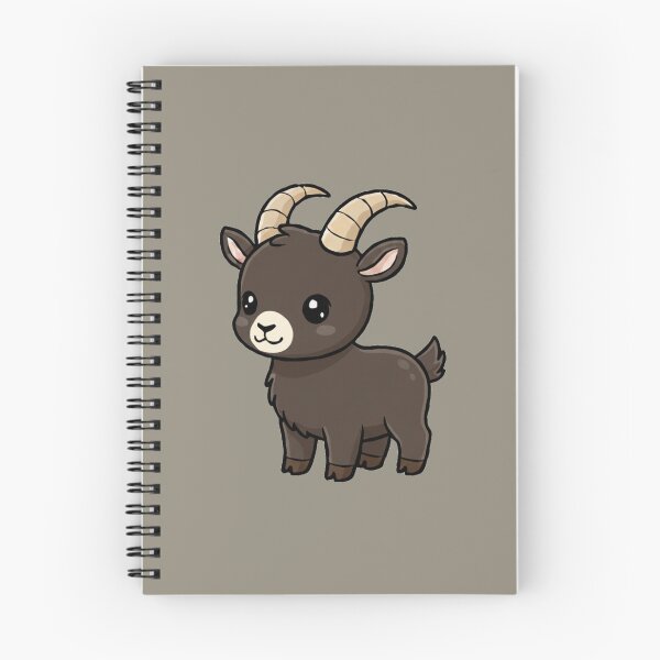 Item preview, Cute Baby Ibex Goat Cartoon With Big Eyes designed and sold by LightArt25.