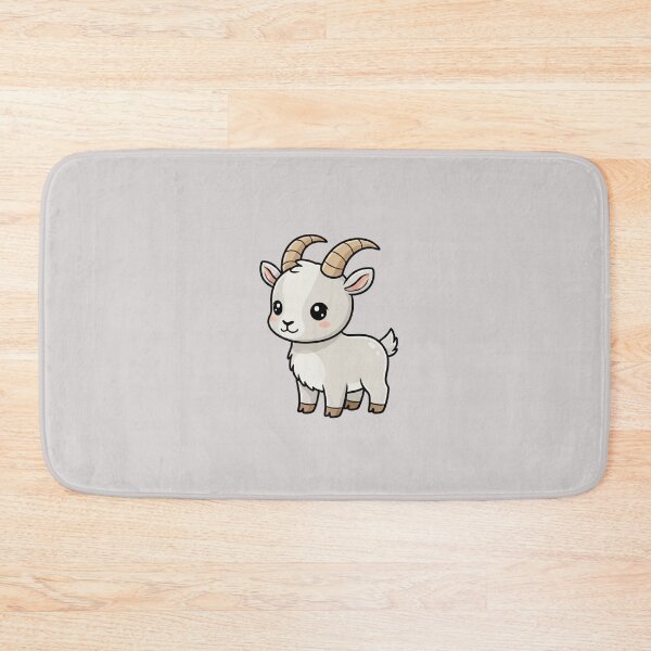 Item preview, Cute Baby Ibex Goat Cartoon With Big Eyes designed and sold by LightArt25.