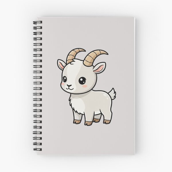 Item preview, Cute Baby Ibex Goat Cartoon With Big Eyes designed and sold by LightArt25.