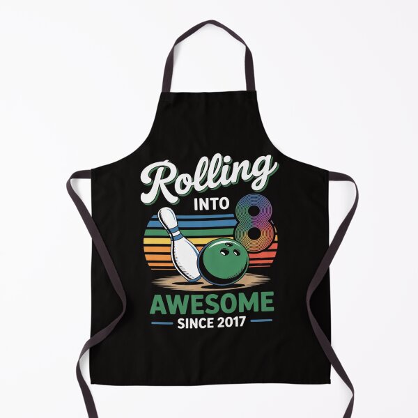 Item preview, Bowling Birthday Party Rolling Into 8 Years Boy 8th Birthday designed and sold by margaridroso.