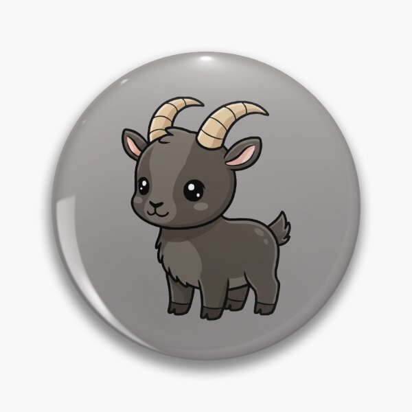 Item preview, Cute Baby Ibex Goat Cartoon With Big Eyes designed and sold by LightArt25.
